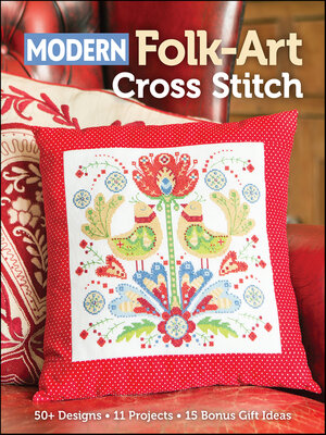 cover image of Modern Folk-Art Cross Stitch